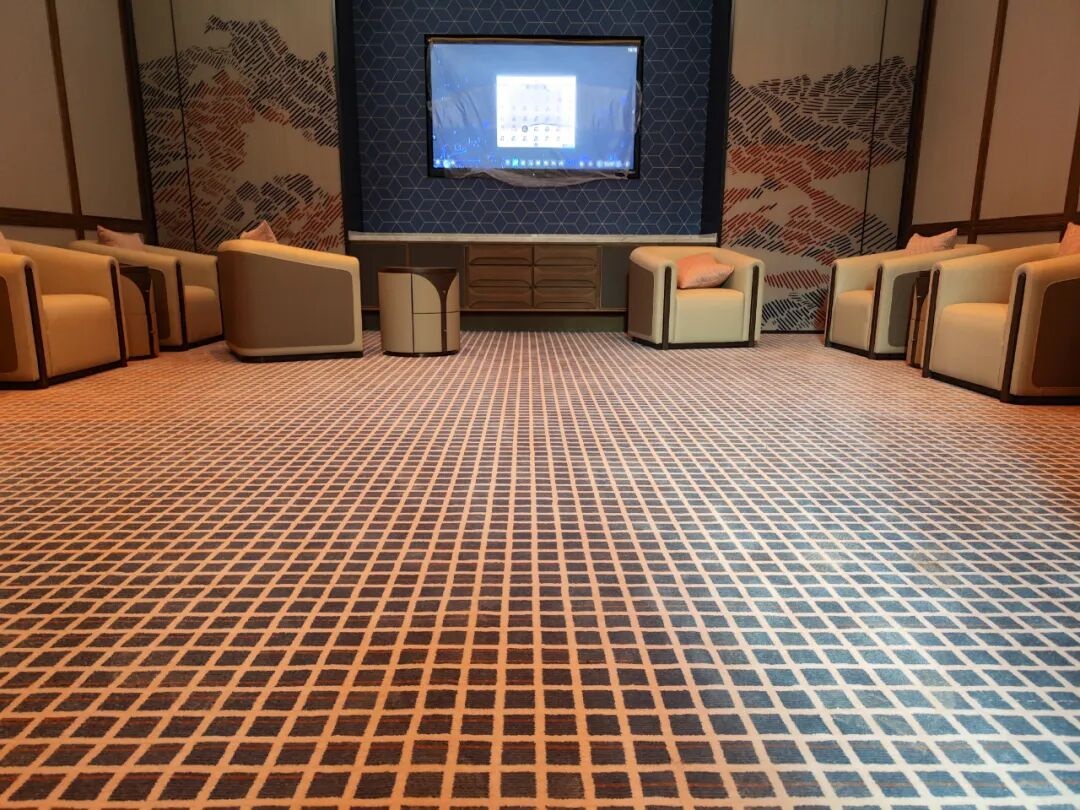 上海缤纷里希尔顿嘉悦里酒店|开利阿克明地毯艺术化定制案例